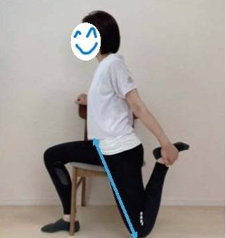 股関節のストレッチ