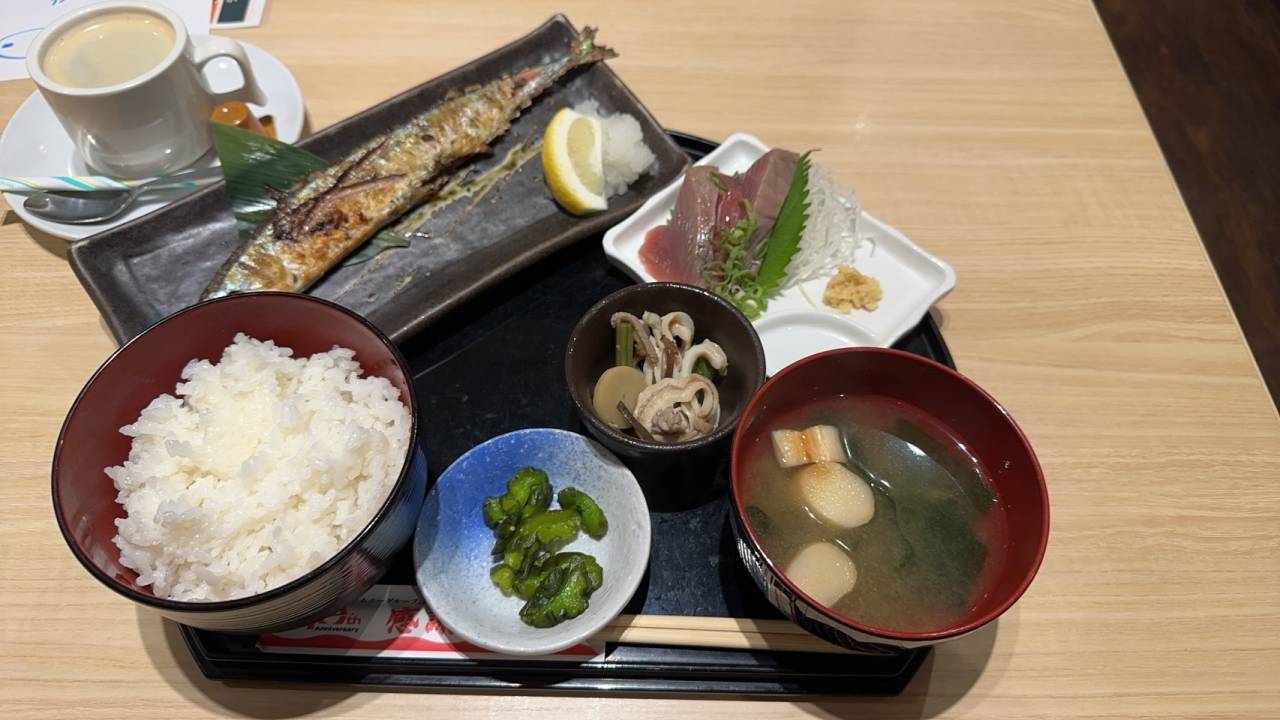 サンマの塩焼き