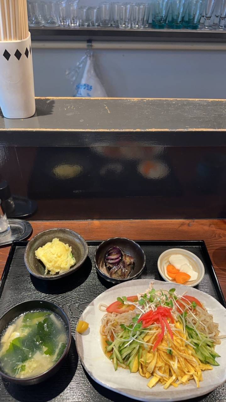 冷し中華定食